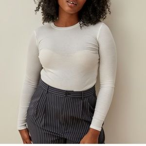 Reformation Davy Top- Basic Long Sleeve